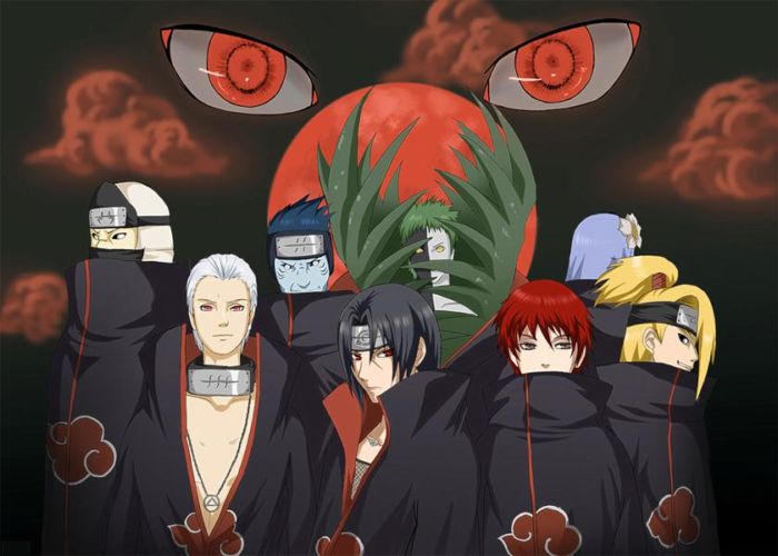 Sasori e Tobi  Aneis akatsuki, Akatsuki, Jiraya